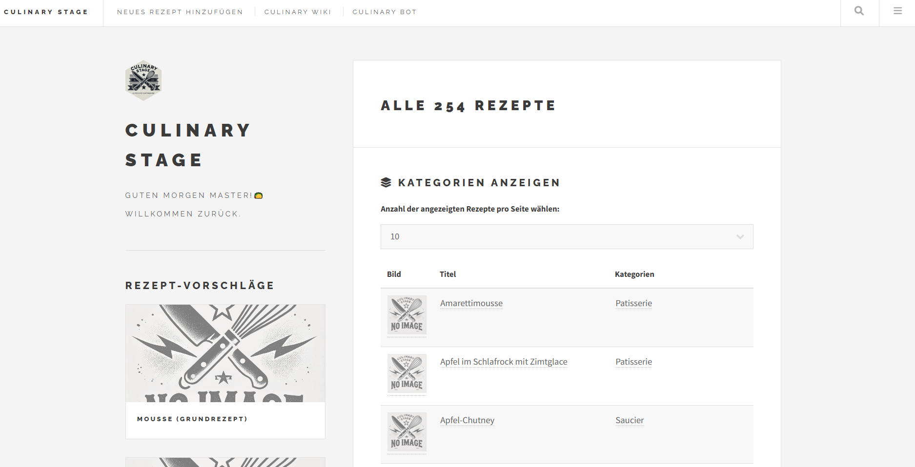 Culinary Stage – Bild